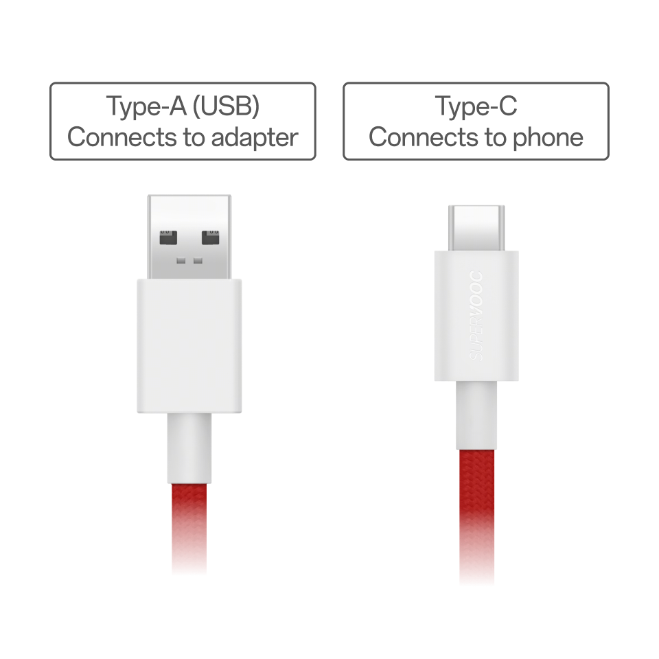 OnePlus Magnetic Cable USB-A to Type-C