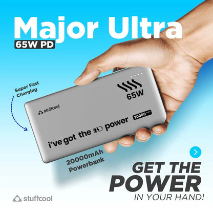 65W Super Fast 20000mAh Powerbank
